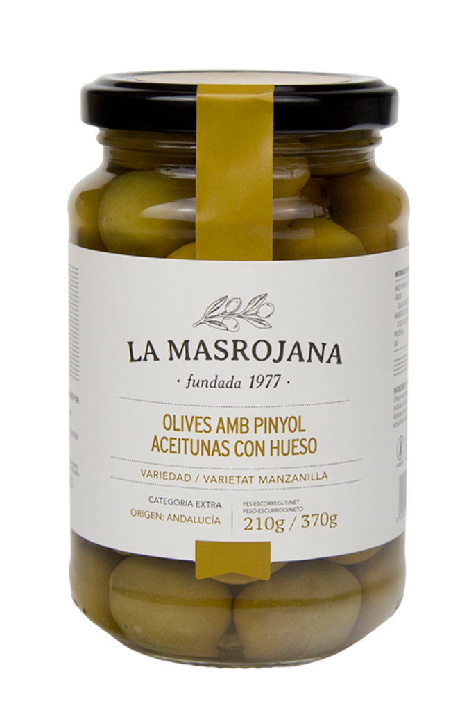 La Masrojana ontpitte Manzanilla olijven (170 g)
